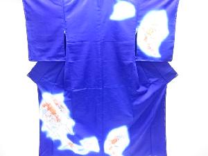 未使用品　花車模様訪問着